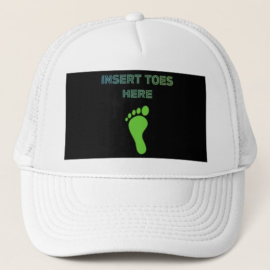 Voeten Hier Invoegen Trucker Pet (Voorkant)