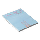  voeten in het koelwaternotebookblok notitieblok (Schuin)