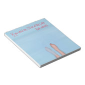  voeten in het koelwaternotebookblok notitieblok (Schuin)