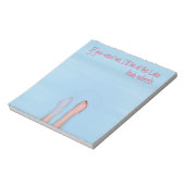  voeten in het koelwaternotebookblok notitieblok (Linkerzijde)