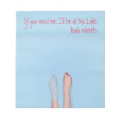  voeten in het koelwaternotebookblok notitieblok (Voorkant)