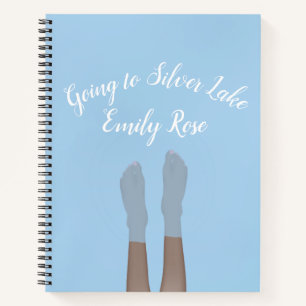 Voeten, in Meer  8.5" x 11" Spiraal Notebook Notitieboek