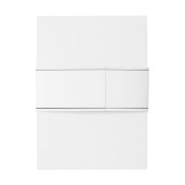 Voeten Modern Minimalistisch Wit Zwart Baby shower Uitnodigingen Wikkel (Achterkant Voorbeeld)