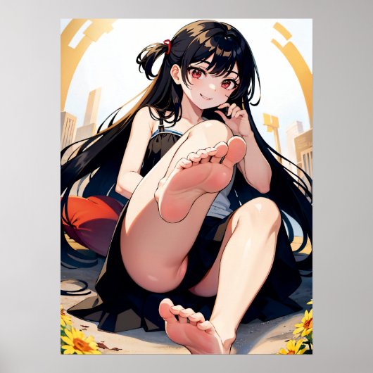 Voeten van de fantasie: Anime Grace Poster (Voorkant)