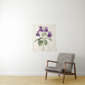  Voeten Voet Violet Botanische Print Bloemen Wandkleed (In situ)