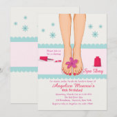 Voetenverzorgingsuitnodiging Kaart (Voorkant / Achterkant)