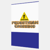 Voetganger Crossing Urban Safety Art Acryl Bord (Hoek)