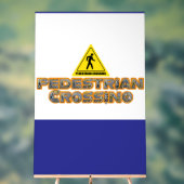 Voetganger Crossing Urban Safety Art Acryl Bord (Neutraal)