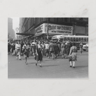 Voetgangers 2 briefkaart