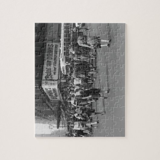 Voetgangers 2 legpuzzel (Verticaal)