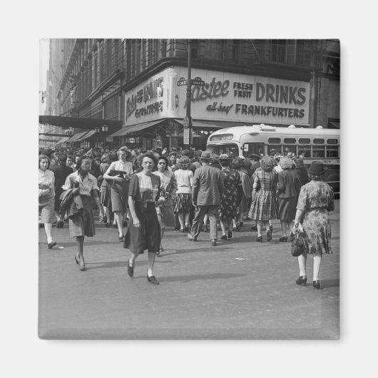 Voetgangers 2 magneet (Voorkant)