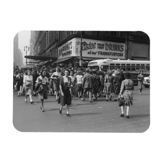 Voetgangers 2 magneet (Horizontaal)