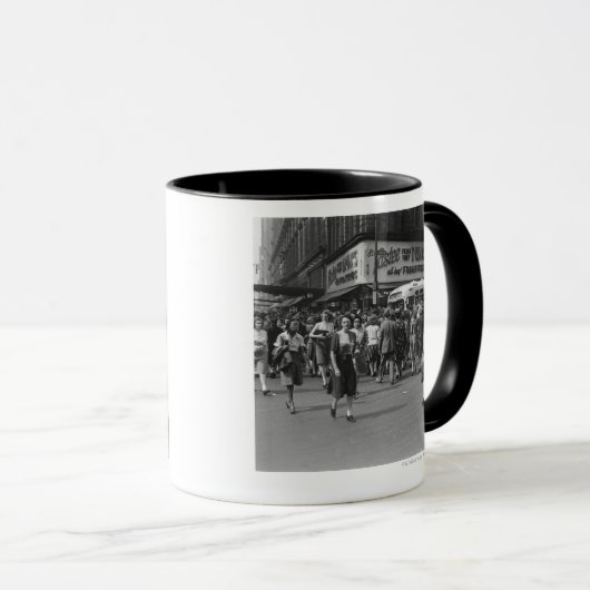 Voetgangers 2 mok (Voorkant rechts)