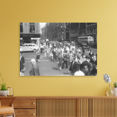 Voetgangers Canvas Afdruk (Insitu (Woonkamer))