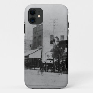 voetgangers, fietsers en paardenwagens iPhone 11 hoesje