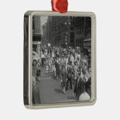 Voetgangers Metalen Ornament (Rechts)