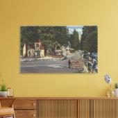 voetgangers op Lake Shore Drive Canvas Afdruk (Insitu (Woonkamer))