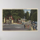 voetgangers op Lake Shore Drive Poster (Voorkant)