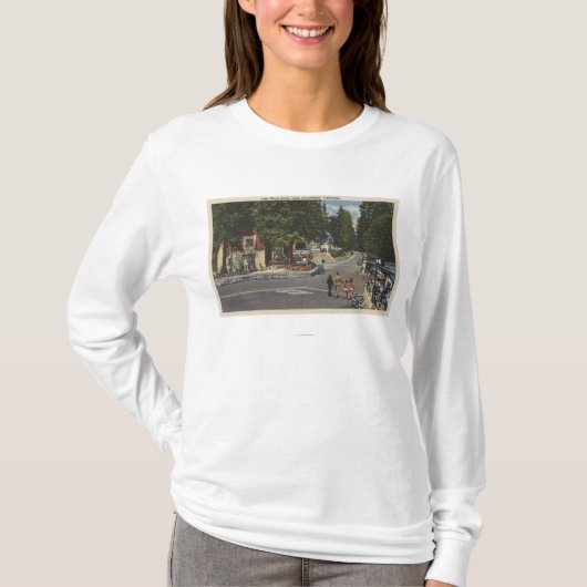 voetgangers op Lake Shore Drive T-shirt (Voorkant)