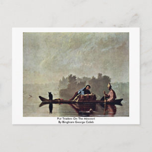 voetgangers op Missouri Briefkaart