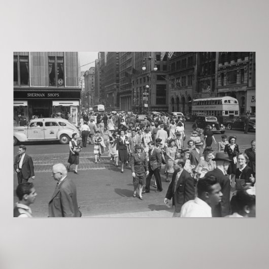 Voetgangers Poster (Voorkant)