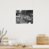 Voetgangers Poster (Keuken)