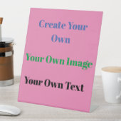 Voetgangersbord Reclamebord Met Voetstuk (Insitu)