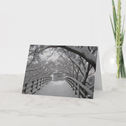 Voetgangersbrug Kaart (Voorkant)