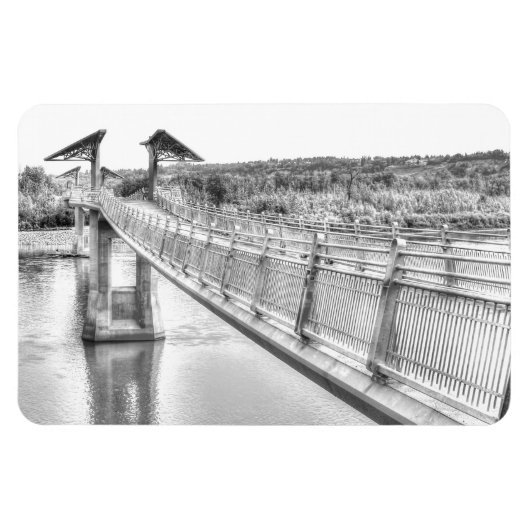 Voetgangersbrug over de North Saskatchewan River Magneet (Horizontaal)