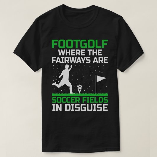 Voetgolfspeler Voet Golf Spelen Voetgolfers Voet T-shirt (Design voorkant)