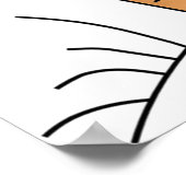 Voethuis en bloemen poster (Hoek)