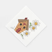 Voethuis en bloemen servet (Hoek)