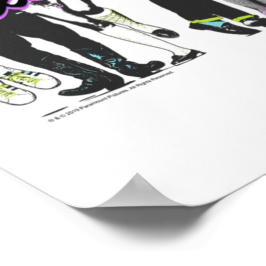 Voetlos Dansen Voeten Titel Logo Poster (Hoek)