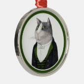 VOETMAN CAT Premium Round Ornament (Rechts)