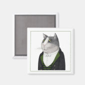 VOETMAN CAT Vierkante Magneet II (Voorkant / Achterkant)