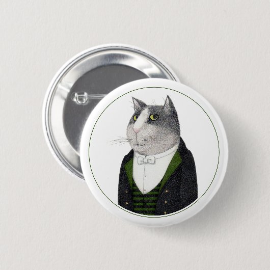 VOETMAN KAT Ronde Pin Button II (Voorkant /achterkant)