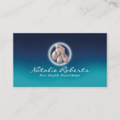Voetmassage Reflexology Spa Elegant Blue Visitekaartje (Voorkant)