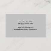 Voetmassage Reflexology Therapist Podiatrist Visitekaartje (Achterkant)