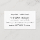 Voetmassage | Rustige dag spa sessie Visitekaartje (Achterkant)