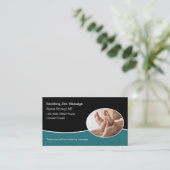 Voetmassage Therapeut Visitekaartjes (Staand voorkant)