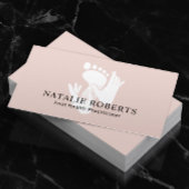Voetmassage Therapist Podiatrist Feet Spa Blush Visitekaartje