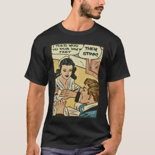 Voetmassage wrijven voeten wrijven Retro Spa T-shirt