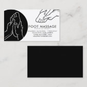 Voetmassagetherapeut Zolen Voeten Visitekaartje (Voorkant / Achterkant)