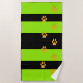 voetpaalhanddoek strandlaken (Voorkant)