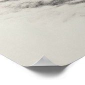 Voetpad en bomen Schets, etsen, potlood Poster (Hoek)