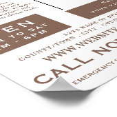 Voetportret, Podiatry Clinic, Podiatrist Poster (Hoek)