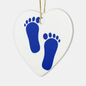 ***VOETPRINTEN VAN BABY BOY** CHRISTMAS ORNAMENT (Links)