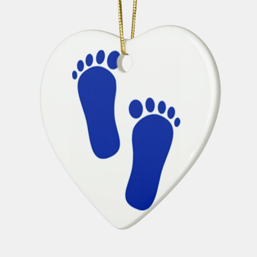 ***VOETPRINTEN VAN BABY BOY** CHRISTMAS ORNAMENT (Links)