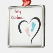 ***VOETPRINTEN VAN BABY** CHRISTMAS ORNAMENT (Links)