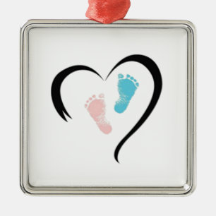 ***VOETPRINTEN VAN BABY** CHRISTMAS ORNAMENT